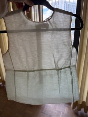 Sleeveless Marc Jacobs Sheer Peplum Top